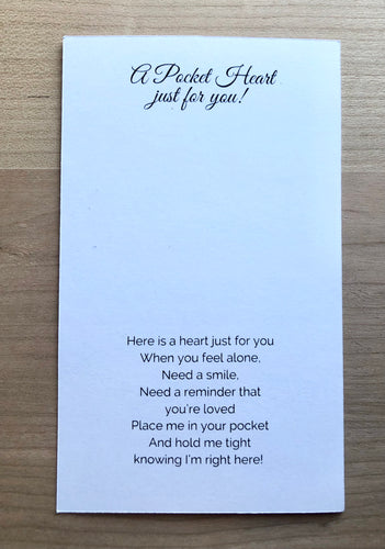 Display Cards for Pocket Hearts