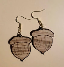 Load image into Gallery viewer, Large Acorn Earrings