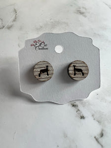 Shiplap Farm Animal Earrings