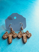 Load image into Gallery viewer, Middle Finger Uterus Earrings