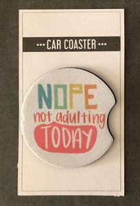 Neoprene Car Coasters ~ Sets of 2 & Single Coasters