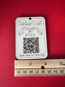 Naughty or Nice List Ornament