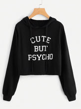 Load image into Gallery viewer, Small - Cute But Psycho Hoodie