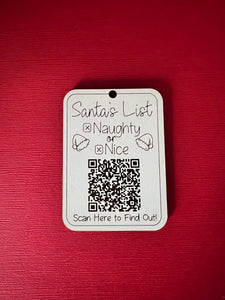 Naughty or Nice List Ornament