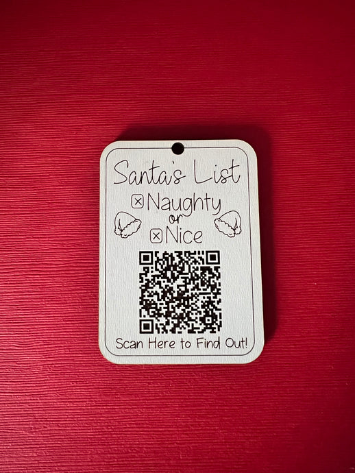 Naughty or Nice List Ornament