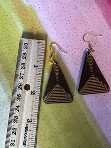Triangle Illusion Earrings