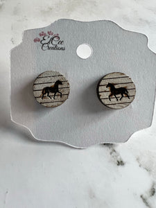 Shiplap Farm Animal Earrings