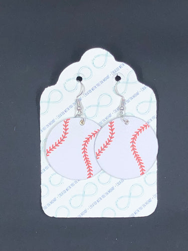 For Keeps Baseball Earrings
