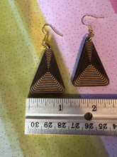 Load image into Gallery viewer, Triangle Illusion Earrings