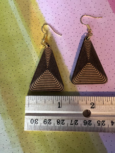 Triangle Illusion Earrings