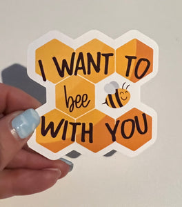 Bee Pun Stickers