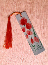Load image into Gallery viewer, Floral Watercolor print Aluminum Bookmarks
